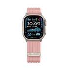 Tech-Protect Nylon Sport dirželis Apple Watch 44/45/46/49 mm - Šviesiai rožinis -- Apple Watch 44mm / Apple Watch 45mm /...