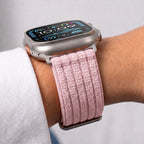 Tech-Protect Nylon Sport dirželis Apple Watch 44/45/46/49 mm - Šviesiai rožinis -- Apple Watch 44mm / Apple Watch 45mm /...