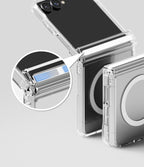 Ringke Fusion Flap Magnetic MagSafe Dėklas Samsung Galaxy Z Flip 8 - Skaidrus -- Samsung Galaxy Z Flip 8