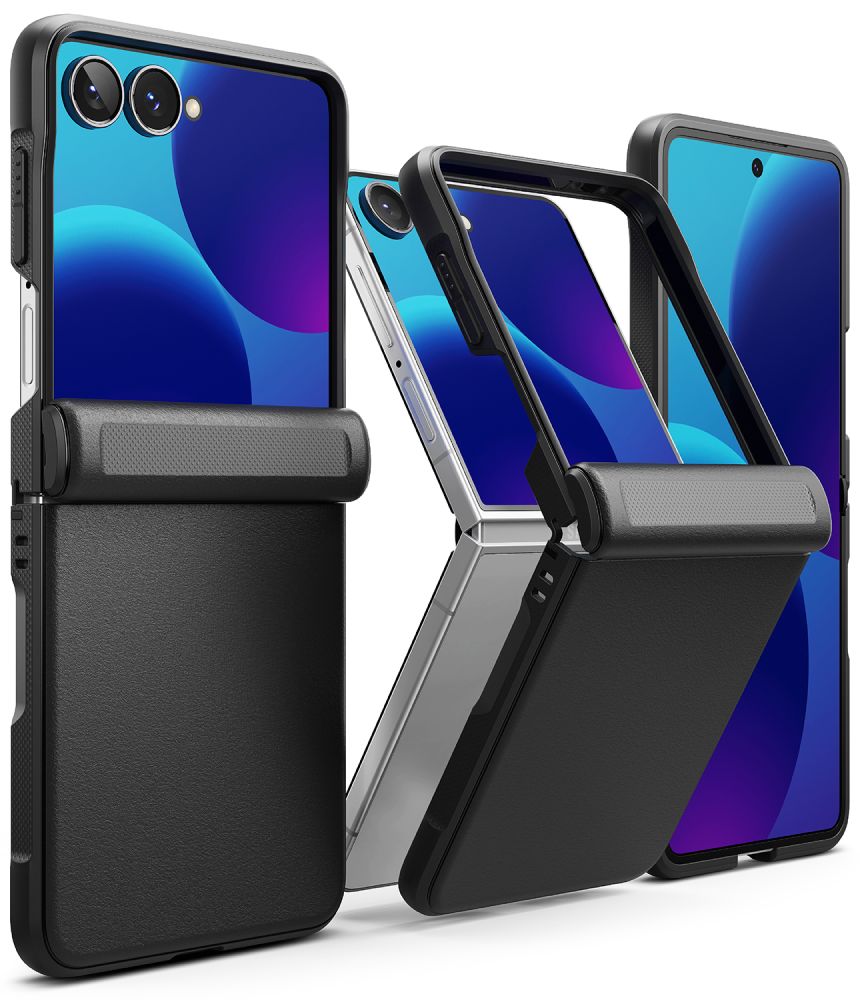 Ringke Onyx Flap Dėklas Samsung Galaxy Z Flip 8 - Juodas -- Samsung Galaxy Z Flip 8