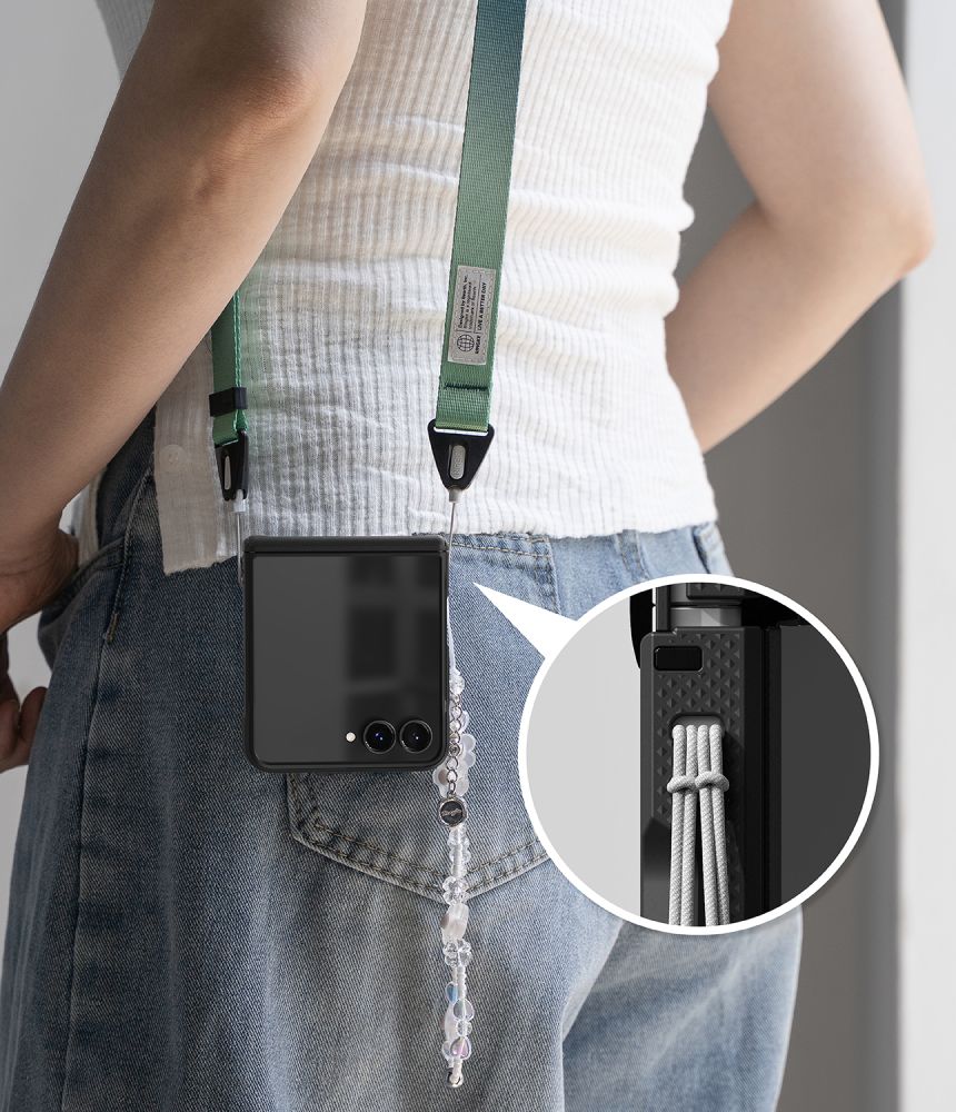Ringke Onyx Flap Dėklas Samsung Galaxy Z Flip 8 - Juodas -- Samsung Galaxy Z Flip 8