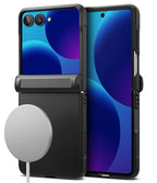 Ringke Onyx Flap Magsafe dėklas Samsung Galaxy Z Flip 8 - Juodas -- Samsung Galaxy Z Flip 8