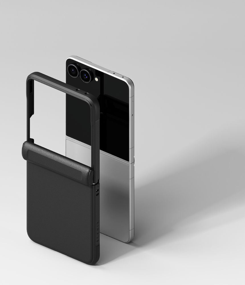 Ringke Onyx Flap Magsafe dėklas Samsung Galaxy Z Flip 8 - Juodas -- Samsung Galaxy Z Flip 8