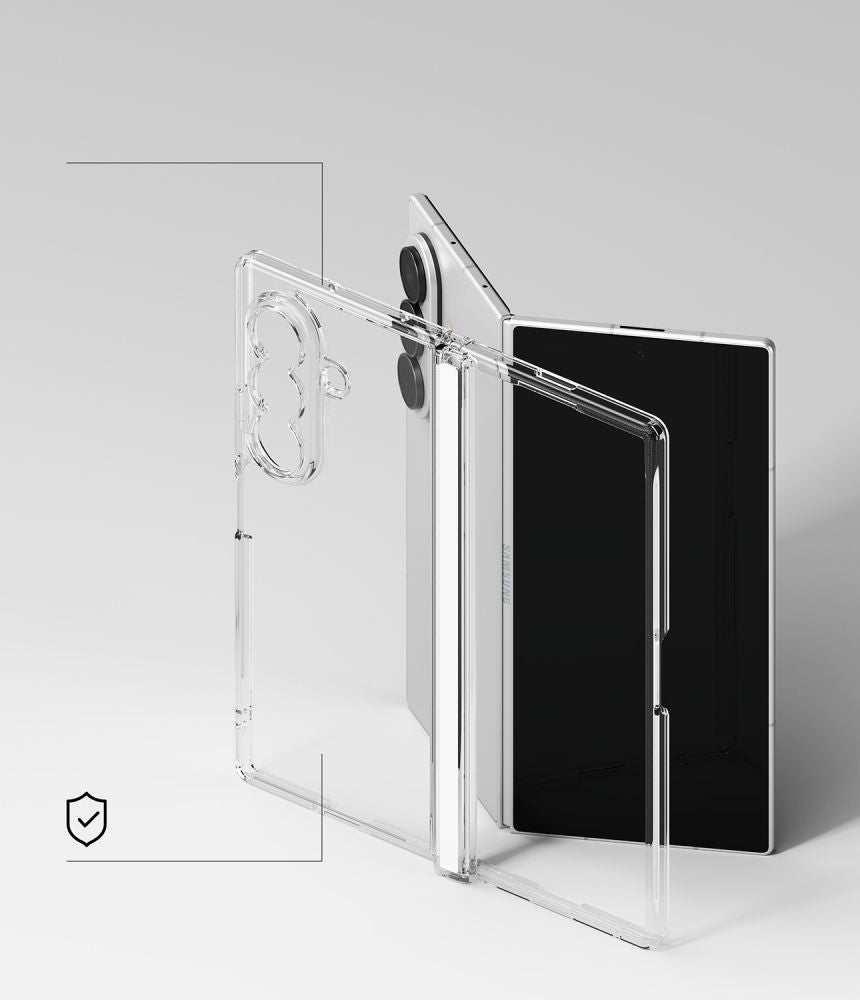 Ringke Fusion Flap dėklas Samsung Galaxy Z Fold 8 Ultra - Skaidri -- Samsung Galaxy Z Fold 8 Ultra