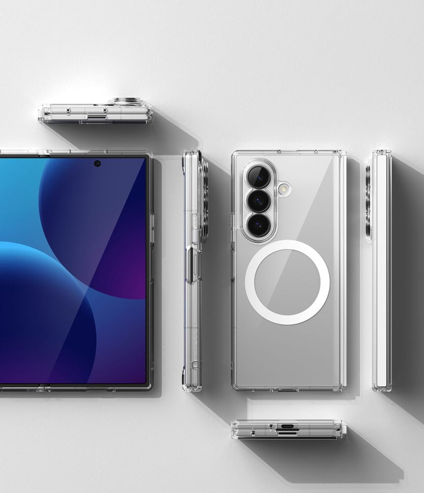Ringke Fusion Flap Magnetic MagSafe dėklas Samsung Galaxy Z Fold 8 Ultra - Skaidri -- Samsung Galaxy Z Fold 8 Ultra
