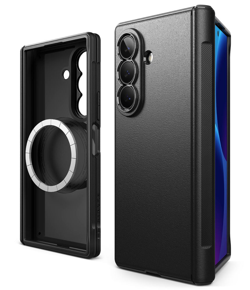 Ringke Onyx Flap Magsafe dėklas Samsung Galaxy Z Fold 8 Ultra - Juodas -- Samsung Galaxy Z Fold 8 Ultra
