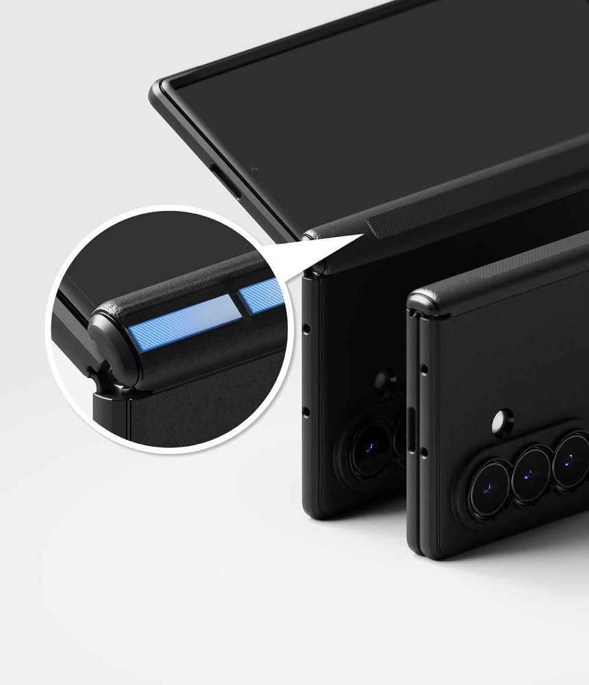 Ringke Onyx Flap Magsafe dėklas Samsung Galaxy Z Fold 8 Ultra - Juodas -- Samsung Galaxy Z Fold 8 Ultra