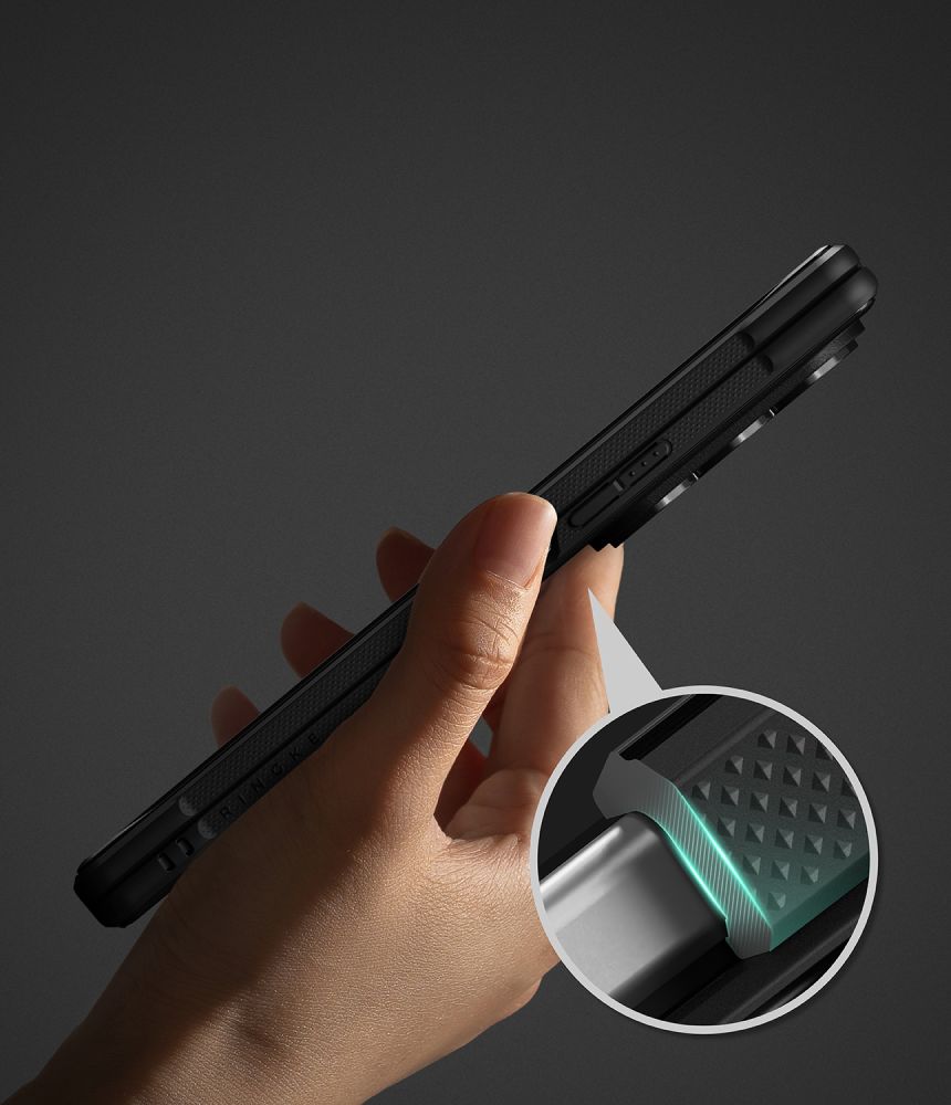 Ringke Onyx Flap Magsafe dėklas Samsung Galaxy Z Fold 8 Ultra - Juodas -- Samsung Galaxy Z Fold 8 Ultra