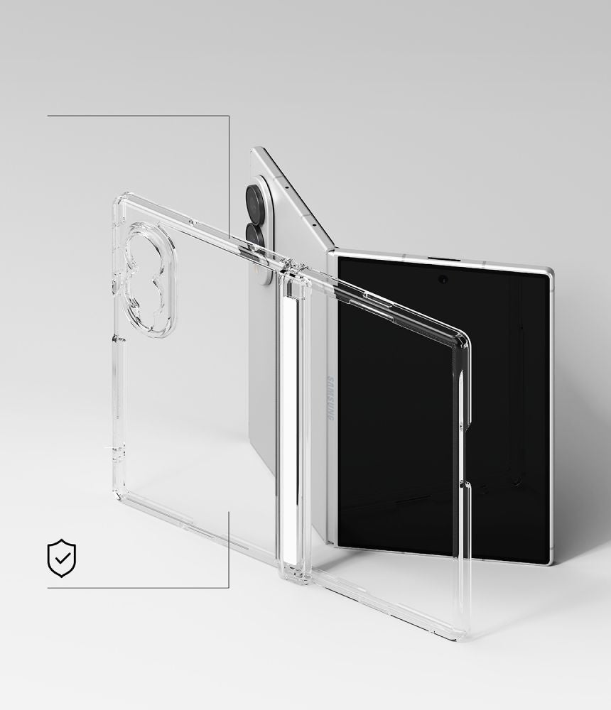 Ringke Fusion Flap dėklas Samsung Galaxy Z Fold 8 - Skaidri -- Samsung Galaxy Z Fold 8