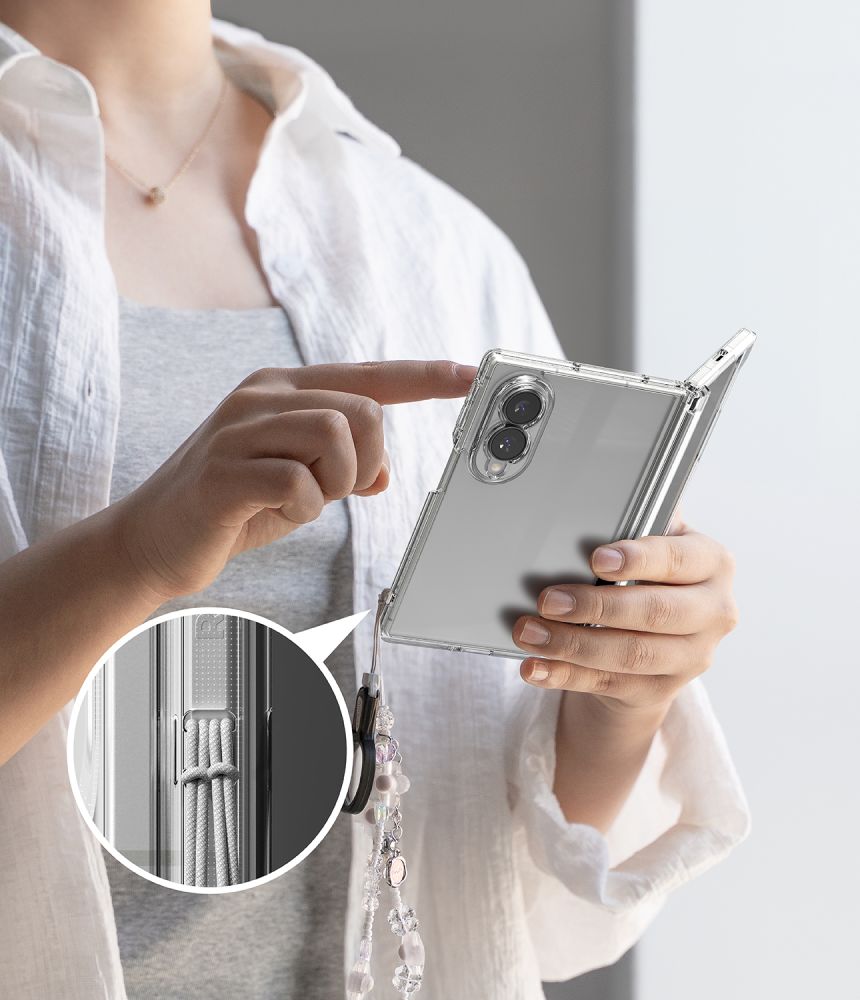 Ringke Fusion Flap dėklas Samsung Galaxy Z Fold 8 - Skaidri -- Samsung Galaxy Z Fold 8