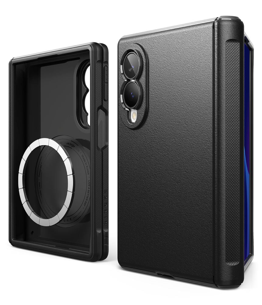 Ringke Onyx Flap Magsafe dėklas Samsung Galaxy Z Fold 8 - Juodas -- Samsung Galaxy Z Fold 8