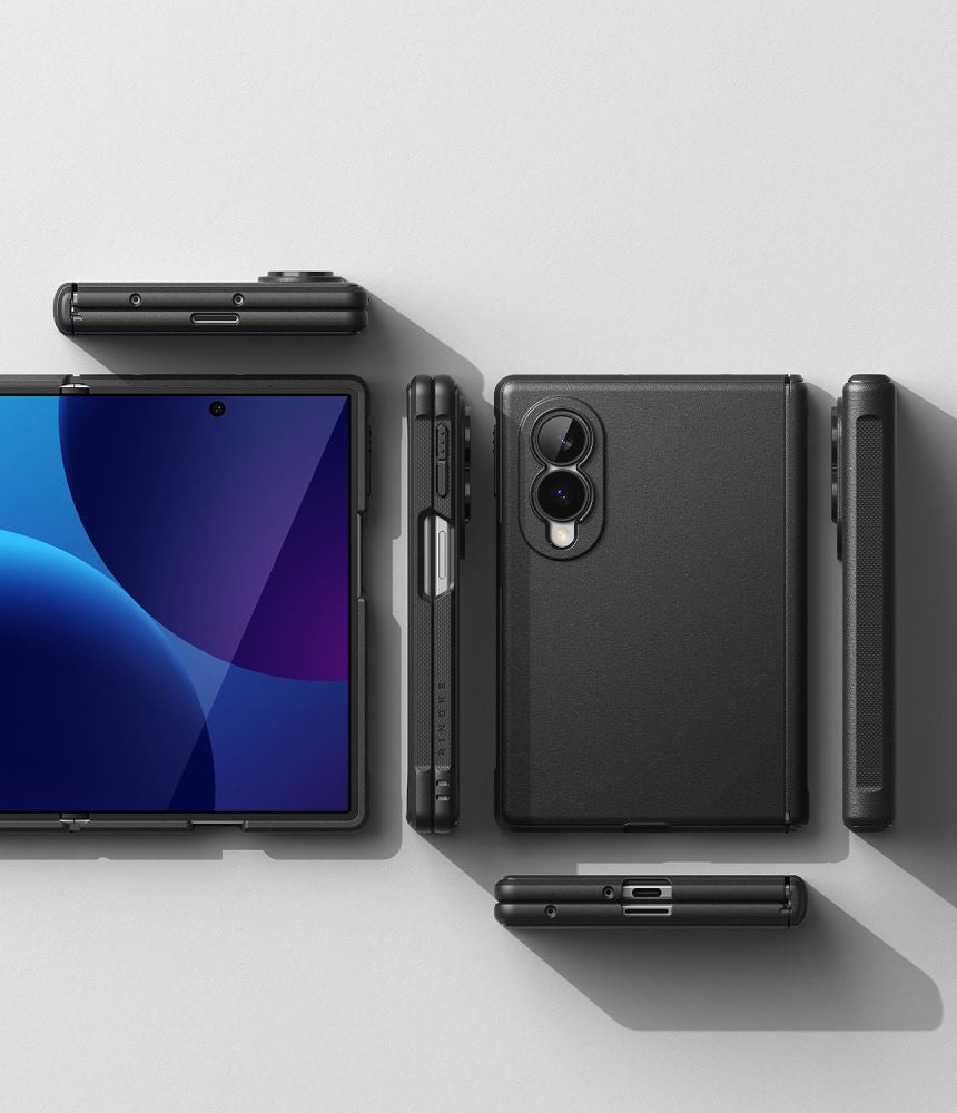 Ringke Onyx Flap Magsafe dėklas Samsung Galaxy Z Fold 8 - Juodas -- Samsung Galaxy Z Fold 8