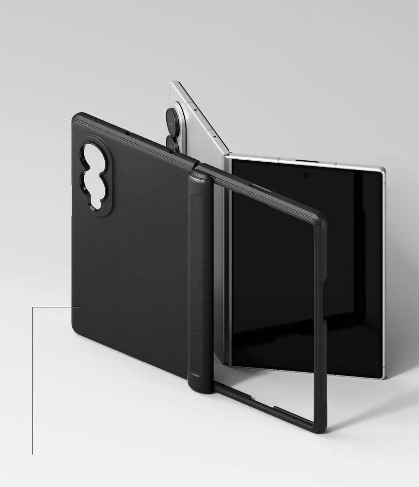 Ringke Onyx Flap Magsafe dėklas Samsung Galaxy Z Fold 8 - Juodas -- Samsung Galaxy Z Fold 8