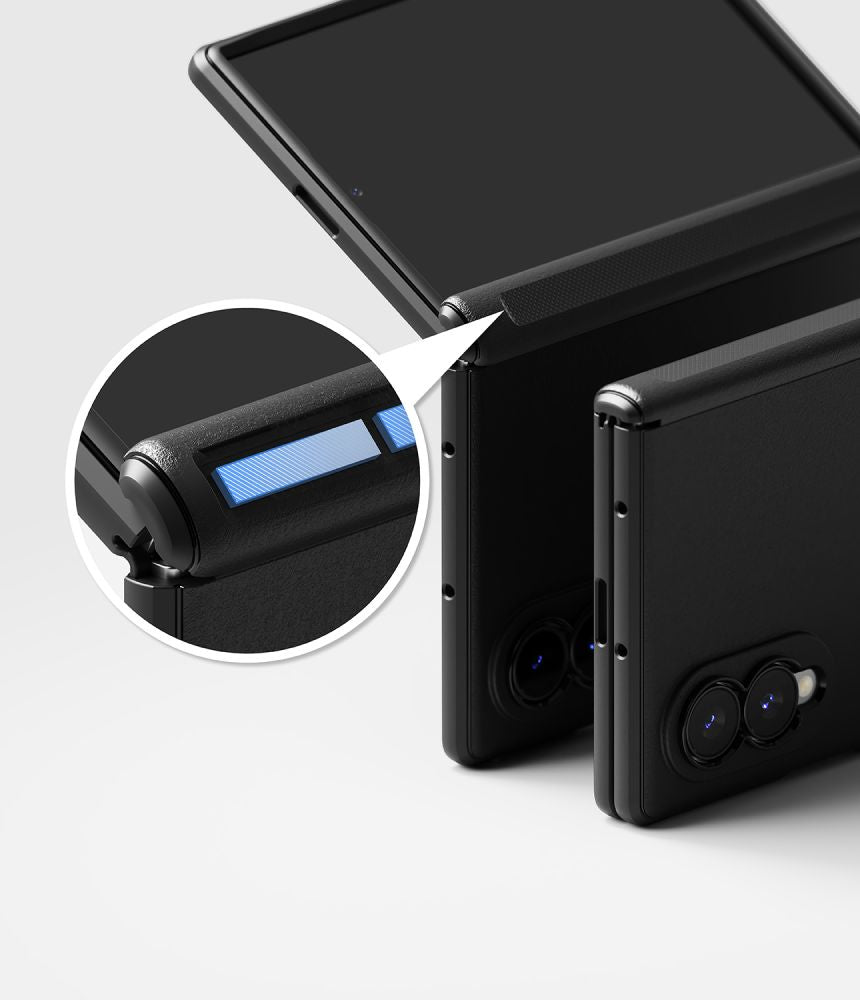 Ringke Onyx Flap Magsafe dėklas Samsung Galaxy Z Fold 8 - Juodas -- Samsung Galaxy Z Fold 8