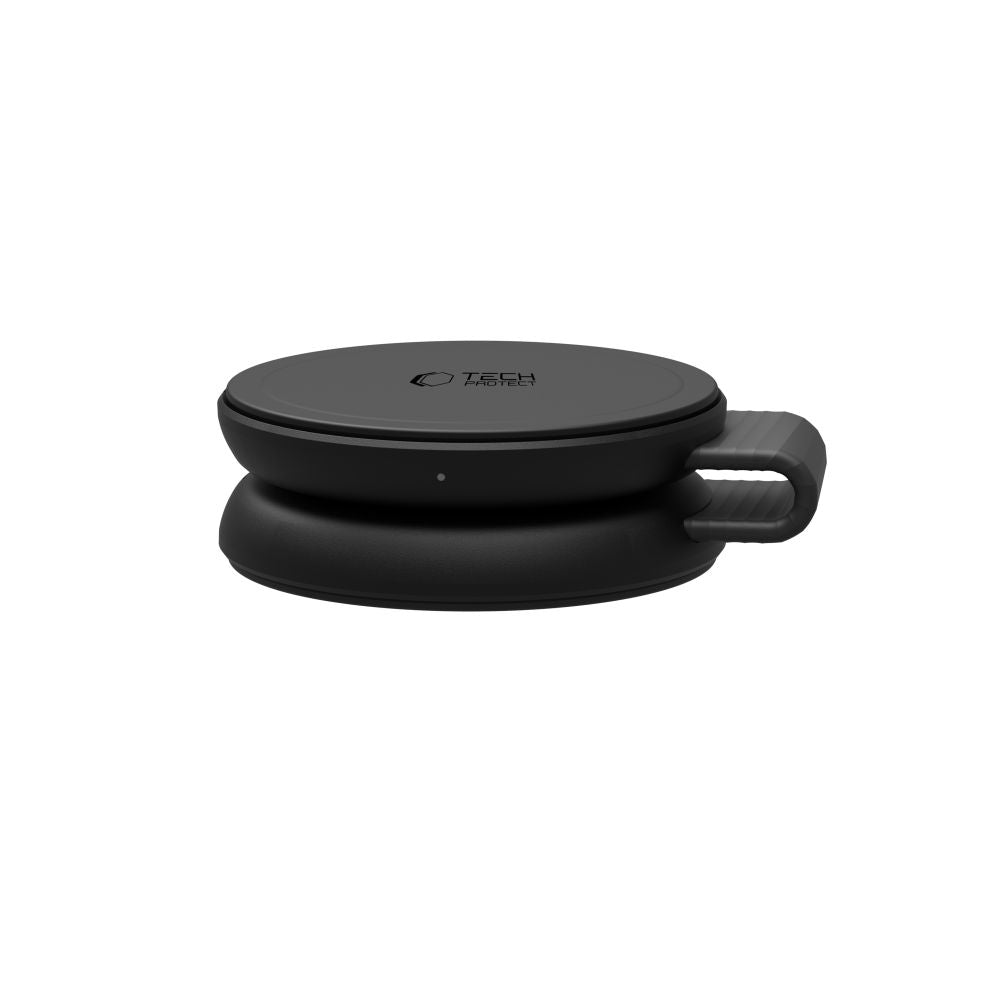 Tech-Protect A55 2in1 MagSafe 25W Qi2.2 Belaidis Krauntuvas + USB-C / USB-C Kabelis 100cm - Juoda -- Cell phone chargers