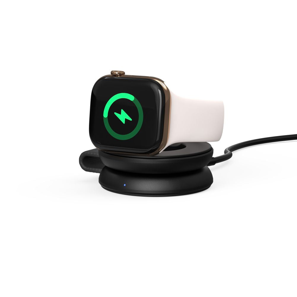 Tech-Protect A55 2in1 MagSafe 25W Qi2.2 Belaidis Krauntuvas + USB-C / USB-C Kabelis 100cm - Juoda -- Cell phone chargers
