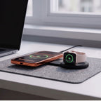 Tech-Protect A55 2in1 MagSafe 25W Qi2.2 Belaidis Krauntuvas + USB-C / USB-C Kabelis 100cm - Juoda -- Cell phone chargers