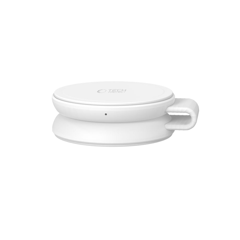 Tech-Protect A55 2in1 MagSafe 25W Qi2.2 Belaidis Krauntuvas + USB-C / USB-C Kabelis 100cm - Balta -- Cell phone chargers