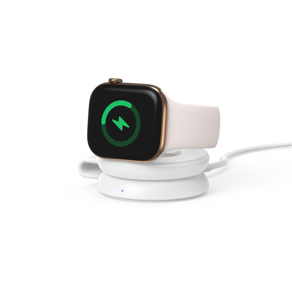 Tech-Protect A55 2in1 MagSafe 25W Qi2.2 Belaidis Krauntuvas + USB-C / USB-C Kabelis 100cm - Balta -- Cell phone chargers