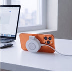 Tech-Protect A55 2in1 MagSafe 25W Qi2.2 Belaidis Krauntuvas + USB-C / USB-C Kabelis 100cm - Balta -- Cell phone chargers