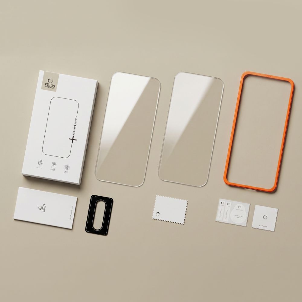 Tech-Protect Easy Set+ 2-Pack grūdintas stiklas ekranui ir grūdintas stiklas objektyvui Samsung Galaxy A27 5G -- Samsung...
