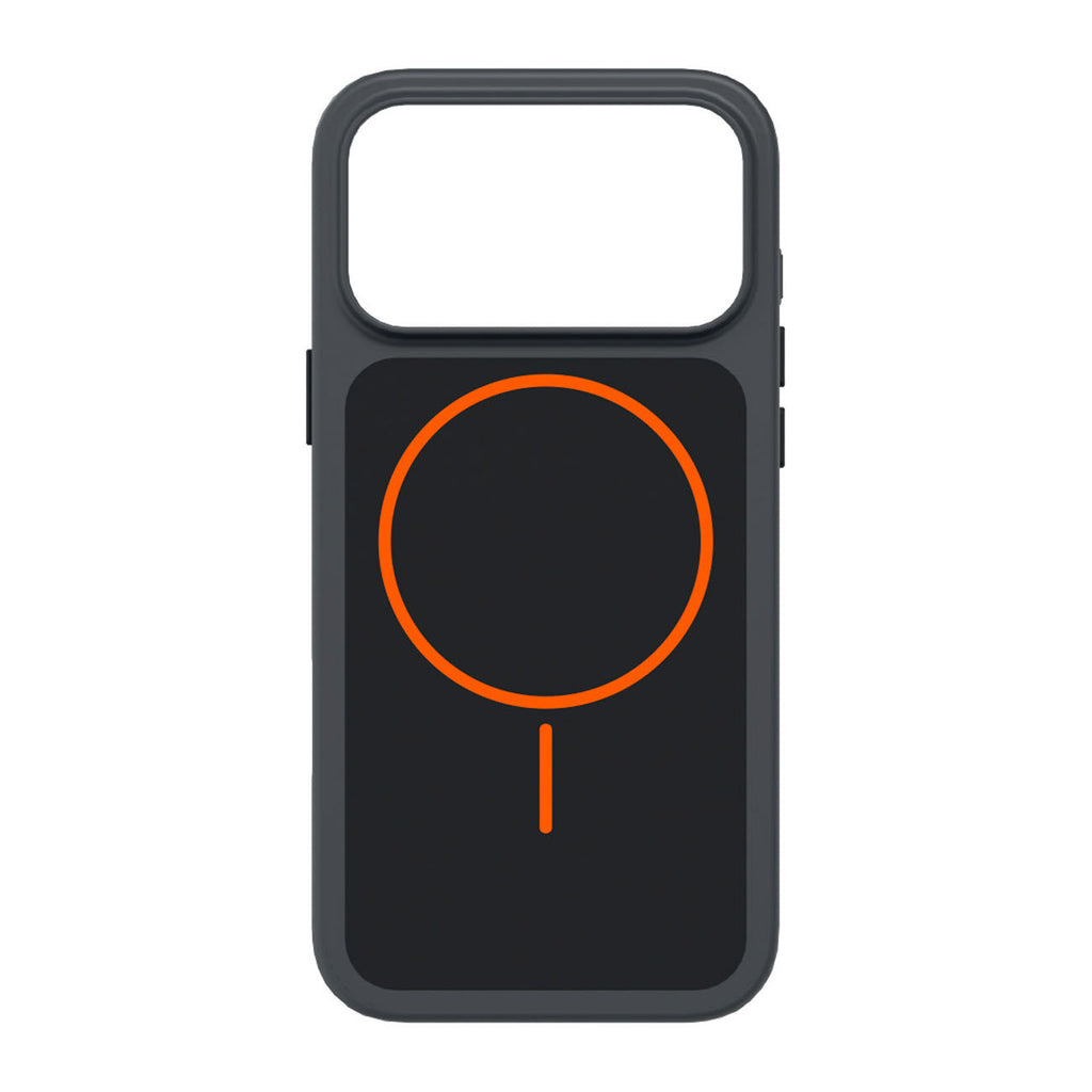 SBS D3O Core dėklas skirtas iPhone 18 Pro / 17 Pro, suderinamas su MagSafe - juodas ir oranžinis -- iPhone 18 Pro /...