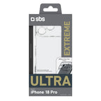 Dėklas SBS Extreme X2 Ultra telefonui iPhone 18 Pro / 17 Pro – skaidrus -- iPhone 18 Pro / iPhone 17 Pro