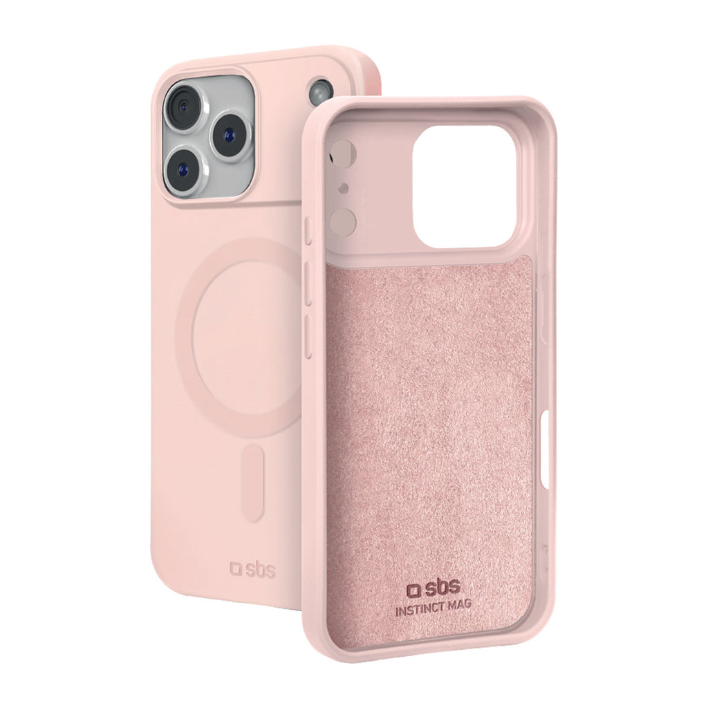 SBS Instinct Mag Case skirtas iPhone 18 Pro / 17 Pro Suderinamas su MagSafe - Rožinis -- iPhone 18 Pro / iPhone 17 Pro
