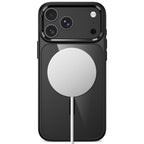 Tech-Protect Magmat Magsafe CC dėžė iPhone 17 Pro / 18 Pro - Skaidri juoda -- iPhone 17 Pro / iPhone 18 Pro