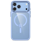 Tech-Protect Magmat Magsafe CC dėžė iPhone 17 Pro / 18 Pro - Skaidri šviesi mėlyna -- iPhone 17 Pro / iPhone 18 Pro