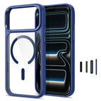 Tech-Protect Magmat MagSafe CC dėklas Apple iPhone 17 Pro Max / 18 Pro Max - Skaidrus tamsiai mėlynas -- iPhone 17 Pro...