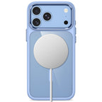 Tech-Protect Magmat MagSafe CC dėklas Apple iPhone 17 Pro Max / 18 Pro Max - Skaidrus šviežiai mėlynas -- iPhone 17 Pro...