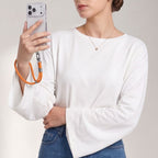 Tech-Protect C11S virvinis rankų dirželis telefonui - Oranžinė -- Other phone accessories