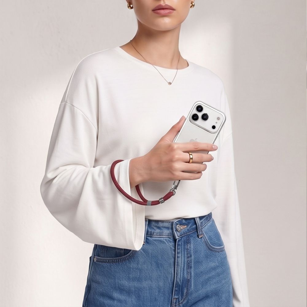 Tech-Protect C11S virvinis rankų dirželis telefonui - Burgundo -- Other phone accessories