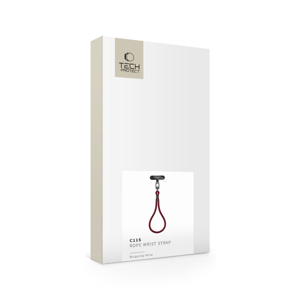 Tech-Protect C11S virvinis rankų dirželis telefonui - Burgundo -- Other phone accessories