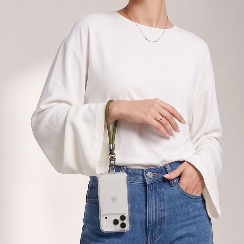 Tech-Protect C11S virvinis rankų dirželis telefonui - Tamsiai žalia -- Other phone accessories