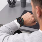 Tech-Protect Defense 2-paketo dėklas Samsung Galaxy Watch 40mm - Skaidrus matinis juodas -- Samsung Galaxy Watch 40mm