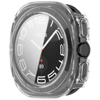 Tech-Protect Defense 2-paketo dėklas Samsung Galaxy Watch Ultra 47mm - Skaidrus matinis juodas -- Samsung Galaxy Watch...