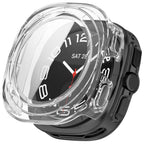 Tech-Protect Defense 2-paketo dėklas Samsung Galaxy Watch Ultra 47mm - Skaidrus matinis juodas -- Samsung Galaxy Watch...