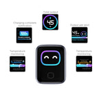 Tech-Protect PowerVision NC45W-GaN 1-prievado PD 45W Sienos Krauntuvas - Tamsiai Pilka -- Cell phone chargers