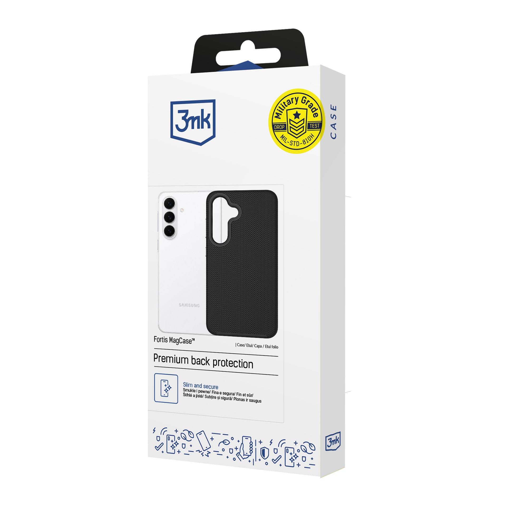 3mk Fortis MagCase Samsung Galaxy S26 FE - juoda -- Samsung Galaxy S26 FE