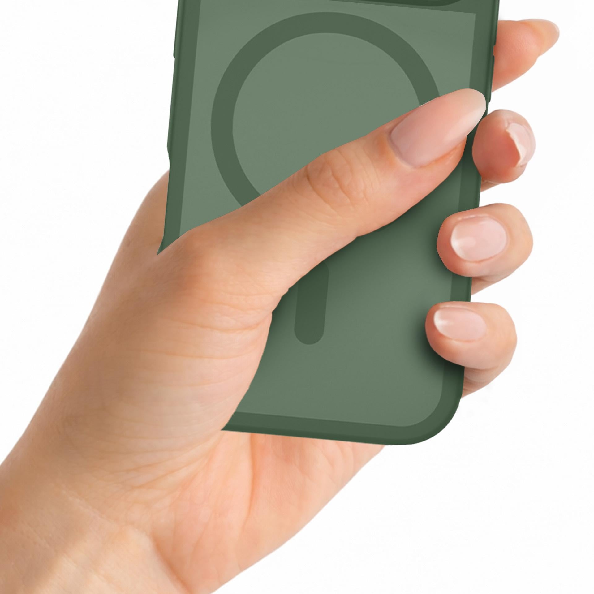 3mk Misty MagCase Samsung Galaxy S26 FE - žalia -- Samsung Galaxy S26 FE