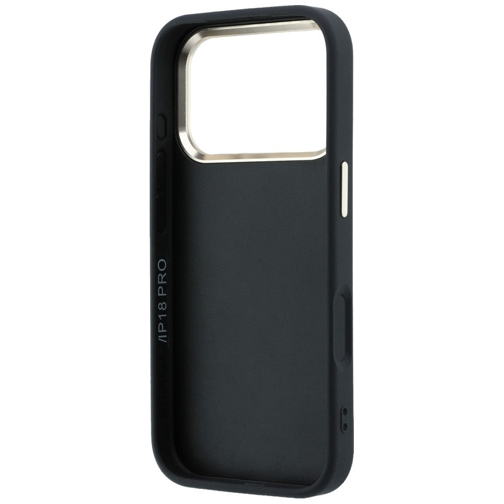 Guess 4G & Big Resin Logo dėklas iPhone 17 Pro / 18 Pro - juoda -- iPhone 17 Pro / iPhone 18 Pro