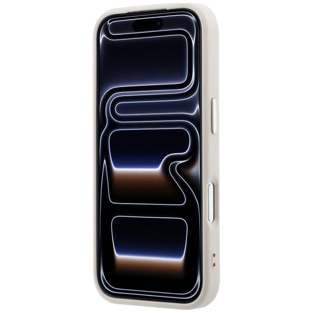 Guess 4G & Big Resin Logo dėklas iPhone 17 Pro / 18 Pro - rožinė -- iPhone 17 Pro / iPhone 18 Pro