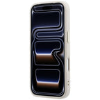 Guess 4G & Big Resin Logo dėklas iPhone 17 Pro / 18 Pro - rožinė -- iPhone 17 Pro / iPhone 18 Pro