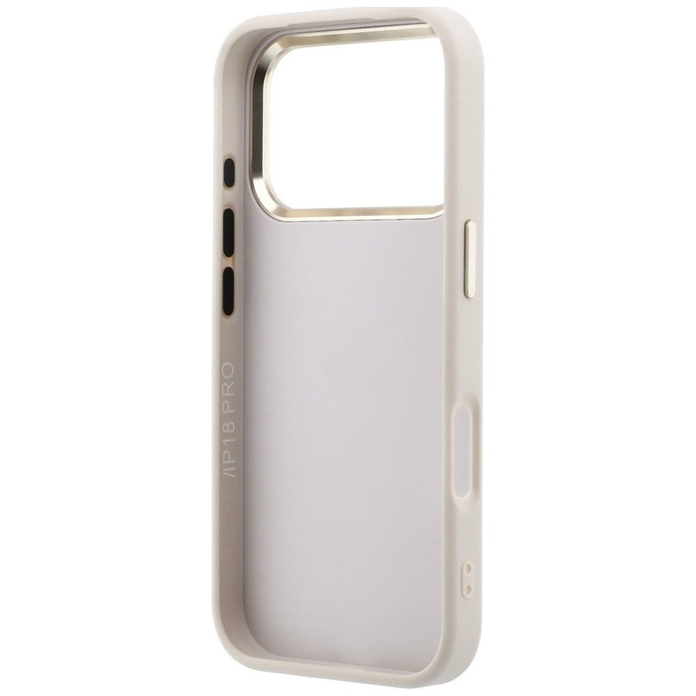 Guess 4G & Big Resin Logo dėklas iPhone 17 Pro / 18 Pro - rožinė -- iPhone 17 Pro / iPhone 18 Pro