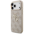 Guess 4G Big 4G Classic Logo dėklas skirtas iPhone 17 Pro Max / 18 Pro Max - Rožinis auksas -- iPhone 17 Pro Max / iPhone...