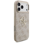 Guess 4G Big 4G Classic Logo dėklas skirtas iPhone 17 Pro Max / 18 Pro Max - Rožinis auksas -- iPhone 17 Pro Max / iPhone...