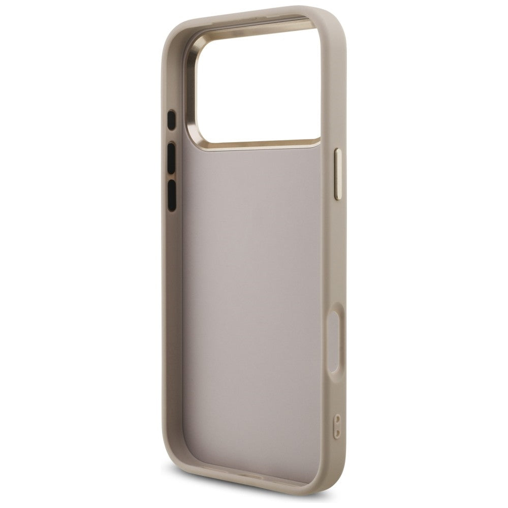Guess 4G Big 4G Classic Logo dėklas skirtas iPhone 17 Pro Max / 18 Pro Max - Rožinis auksas -- iPhone 17 Pro Max / iPhone...
