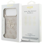Guess 4G Big 4G Classic Logo dėklas skirtas iPhone 17 Pro Max / 18 Pro Max - Rožinis auksas -- iPhone 17 Pro Max / iPhone...